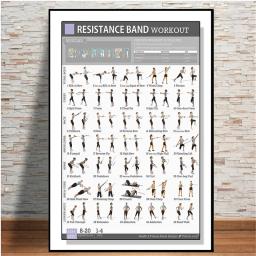 Musculação Ginásio Esporte Fitness Haltere Kettlebell Treino Exercício Treinamento Gráfico Cartaz Lona Pintura Para Sala Decoração - Image 4