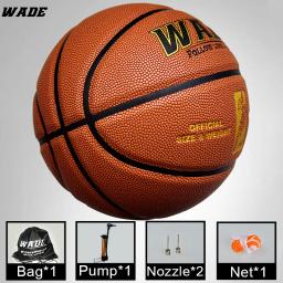 WADE Soft PU Leather Ball para adultos e crianças, viscosidade de absorção de umidade, couro durável, tamanho 7 #, original - Image 2