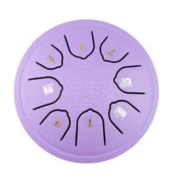 Aço língua tambor para crianças, música brinquedos, tambor etéreo, iniciante, Zen percussão, presente de aniversário, 4,5 polegadas, 8 tons - Image 6