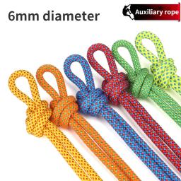 6mm diâmetro alta resistência paracord, corda para escalada, camping, caminhadas, sobrevivência ferramentas - Image 2