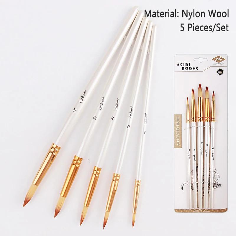 Artista Pintura Pincéis Set, Óleo Acrílico, Aquarela, Guache, Pintura, Suprimentos Profissionais, 13Pcs - Image 1