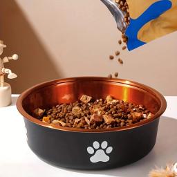 Tigelas antiderrapantes para cães, tigelas de alimentação para cães pequenos, médios e grandes e fontes de água, alimentadores para animais de estimação em aço inoxidável, acessórios para cães de estimação - Image 4