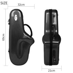 M MBAT-Saxofone Alto Bag, Hard Case, Board Zipper, alça ajustável, Sax Case, Fiberglass Hardshell - Image 6