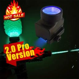 Blaster de bola de gel elétrico, blasters de bola de respingos, acessórios, iluminador de lâmpada fluorescente, luminoso - Image 1