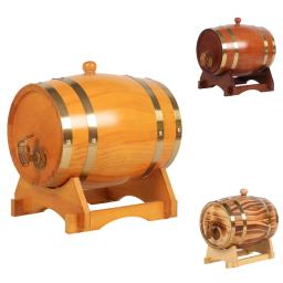Barril de armazenamento de carvalho, forro de folha embutido para armazenar seu próprio uísque, cerveja, vinho, bourbon, conhaque, 1,5 l, 3 l - Image 5
