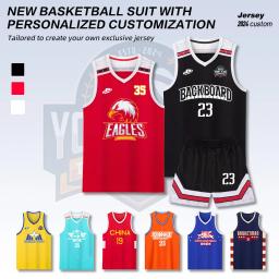 Jérsei personalizado de secagem rápida do basquetebol, uniforme do treinamento, camisa, Sportswear, treino da criança, roupa do terno do esporte, homens, menino, criança - Image 5