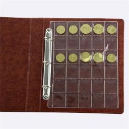 Clássico Porta-moedas para Coleção, Álbum Pockets, Folder Pages, Armazenamento, Clear Organizer, 42, 30, 20, 12, 3 Pockets - Image 4