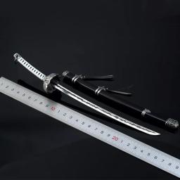 Espada Katana Samurai Japonês, Mini Faca Ninja, Metal Sekiro Wolf, Modelo de Arma em Tamanho Real, Brinquedo Infantil, Presente Anime, 25cm - Image 5