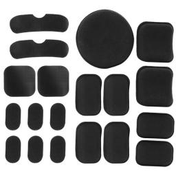 Eva foam stickers for helmet, 1 conjunto, acessórios de proteção desportiva, boné preto, acessórios de proteção de segurança - Image 2