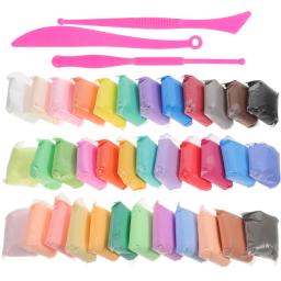 Conjunto de brinquedos de argila colorida para crianças, secador de ar, modelagem espumante em pó, kit polímero, brinquedos DIY - Image 3