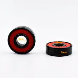 Rolamento de esferas cerâmico híbrido, 8/16 peças, 608 2rs, 8*22*7mm, alta velocidade, patins, roda de skate, rolamentos de longboard em miniatura - Image 2