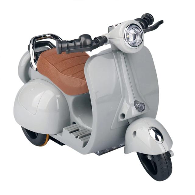 Brinquedo de Motocicleta para Hamsters e Porquinhos-da-Índia com Luz Rotativa de 360 Graus e Scooter Elétrico