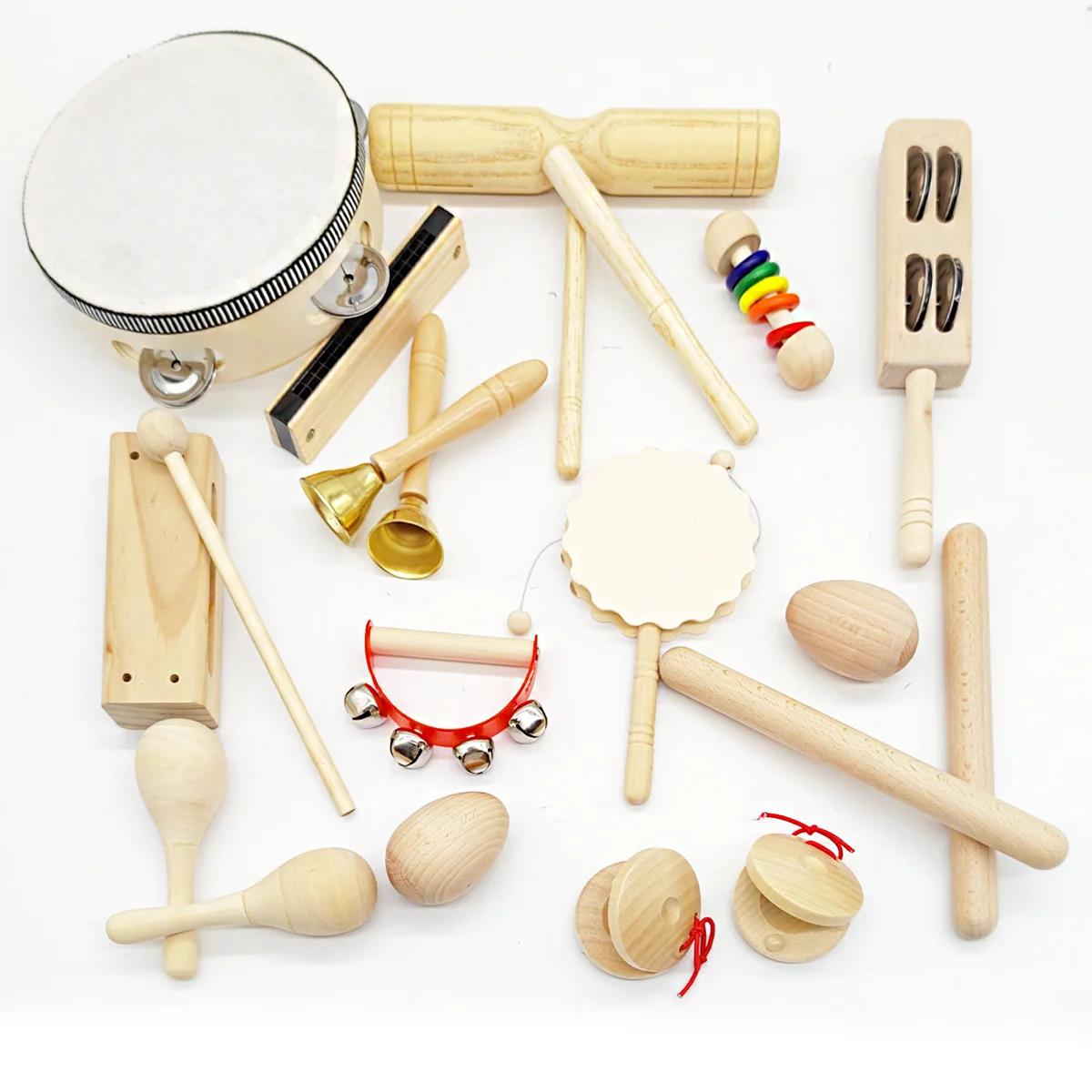 Instrumentos De Percussão De Madeira Para Crianças, Instrumentos Musicais, Peça Única Para Criança - Image 1