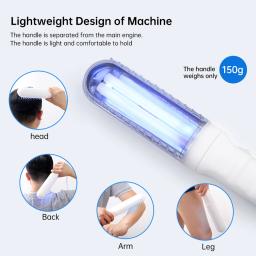 YOUWEMED-Ultravioleta Fototerapia Instrumento, Use UVB Lâmpada, UV para Vitiligo, Psoríase, manchas brancas, doença de pele, 311nm - Image 6