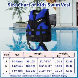 Colete de natação infantil, jaquetas de natação com alça virilha, assistência esportiva aquática, jaqueta flutuante, moda banho para menino e menina, verão - Image 5