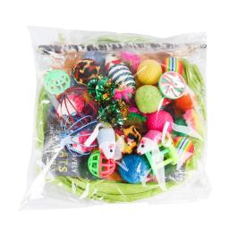 Conjunto de combinação de brinquedos de gato Vara engraçada Mouse de sisal Bola de sino Suprimentos de túnel Brinquedos de gatinho Acessórios de variedade - Image 6
