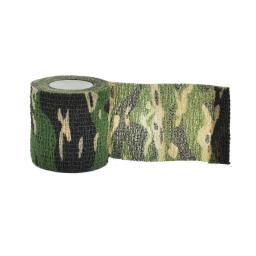 1/6/10 pces exército camuflagem elástica envoltório fita auto adesivo esportes protetor tornozelo joelho dedo braço bandagem - Image 2