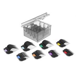 Aço inoxidável Animal Comb Attachment Set, adaptadores de faca, Limit Comb para Pet Grooming, adequado para o tipo A5, 8 pcs - Image 3