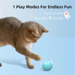 Bola de salto inteligente para gato, brinquedo Powerball interativo, brinquedo pet anti-mordida, aliviar o tédio, 2.0 - Image 3