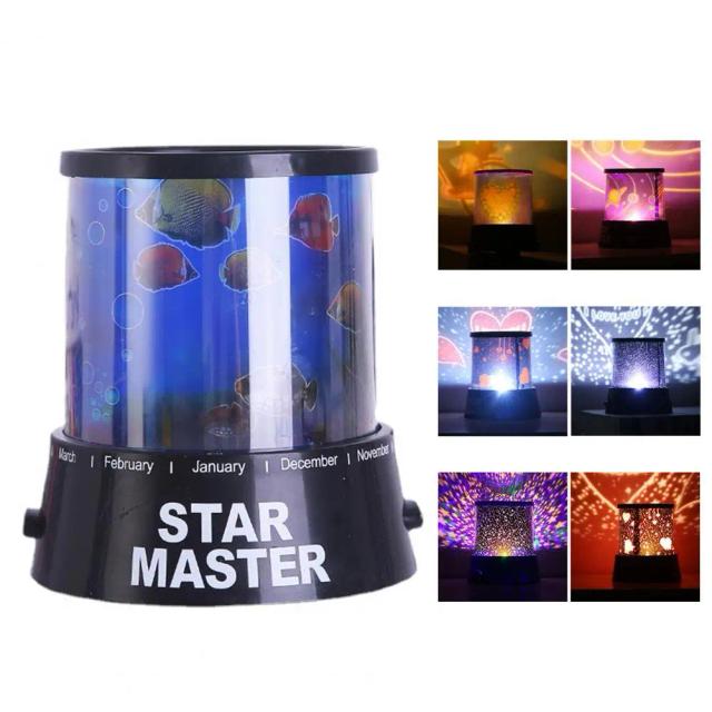 Projetor LED Colorido de Céu Estrelado com Início Rápido - Ideal para Festas e Presentes