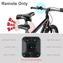 Sectyme-SF31 Bicicleta Alarme Luz Traseira, Controle Remoto, Acessórios de Proteção de Segurança - Image 2