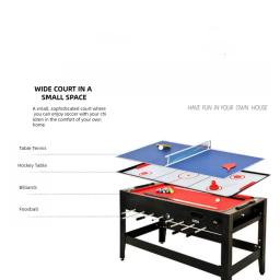 Mesa de hóquei multifuncional para adultos, mesa de hóquei, tênis e mesa de bilhar - Image 6