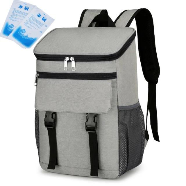 Mochila Térmica Impermeável de Grande Capacidade para Acampamento e Piqueniques com Refrigeração Espessada