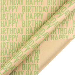 Papel De Embrulho Retro Kraft, Big Roll of Christmas Embrulho, Caixa de Presente, Casa, Feliz, Aniversário - Image 6
