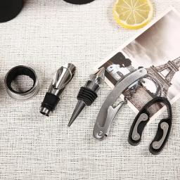 Abridor De Vinho Conjunto De Ferramentas Com Garçons Saca-rolhas, Garrafa Kit De Abertura, Deluxe Acessórios, Presente, 5 Pcs - Image 3