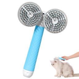 Escova do animal de estimação da cabeça dupla para cães gatos que limpam o cabelo do cão - Image 1