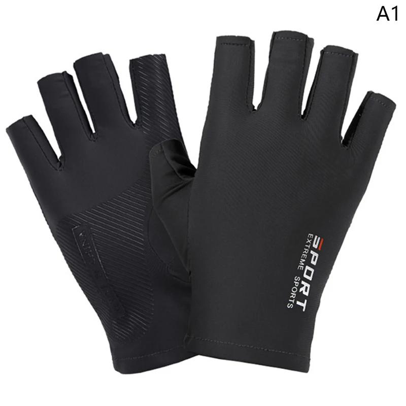 Luvas da pesca do esporte exterior, tela táctil, fino, anti UV, engrenagem protetora, motocicleta, competência, seda de gelo, antiderrapante, respirável, novo - Image 1
