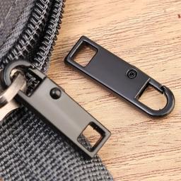 Universal Metal Zipper Pull Substituição, Kit de Reparação Instantânea, Bolsas De Bagagem Destacáveis, Roupas Zipper Slider, Ferramentas Extrator, 1Pc, 10 Pcs - Image 3