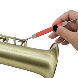 Instrumento de vento mola gancho ferramenta de reparo saxofone clarinete oboé flauta agulha reed reparação woodwind peças reposição - Image 5