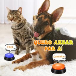 Botão De Gravação De Voz Para Comunicação Pet, Brinquedos Do Cão, Buzzer De Treinamento, Botão De Falar Gravável, Brinquedo De Inteligência - Image 3