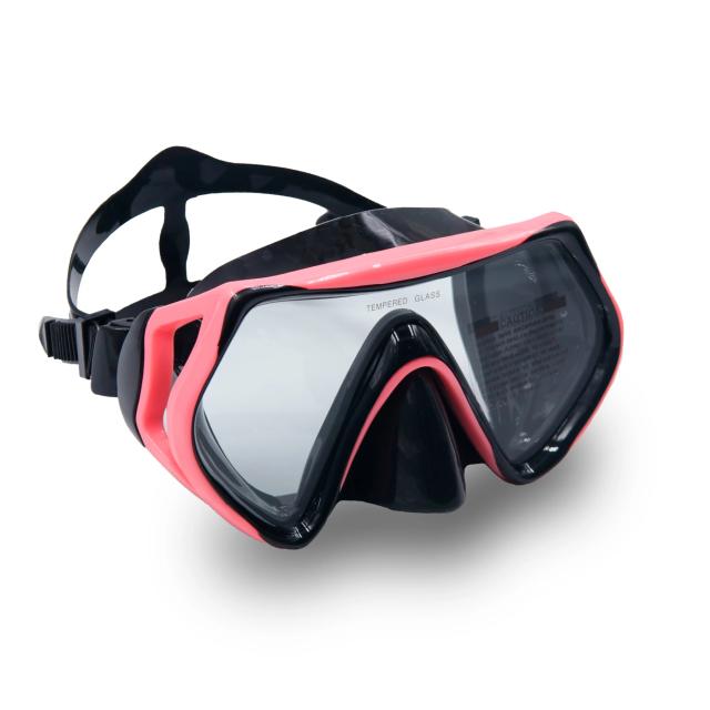 Máscara de mergulho infantil antiembaçante com snorkel de silicone à prova d'água