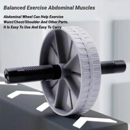 Roda abdominal forte rolamento de carga rolo antiderrapante fortalecer equipamentos de exercício muscular treinamento de fitness uso doméstico silencioso - Image 4