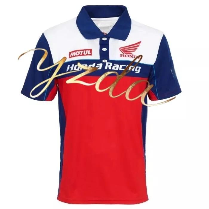 Castore_Sepsol_Sonda_Team Camisa polo de corrida de motocicleta Camiseta masculina e feminina esportes ao ar livre lazer confortável secagem rápida - Image 1