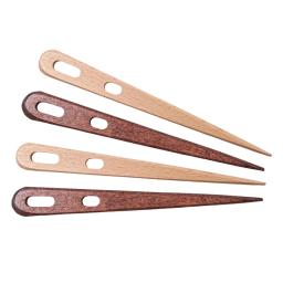 Agulha de madeira grande, 2 PCs/Set, 2 PCs/Set Handmade Binding Tool, Tapeçaria Agulha, Tecelagem, Tricô, Costura Agulhas - Image 2
