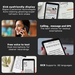 Bigme hibreak e ink smartphone leitor de ebook eletrônico 5.84 "e-ink tela telefone eink livro ereader android11 suporte kindle app - Image 3