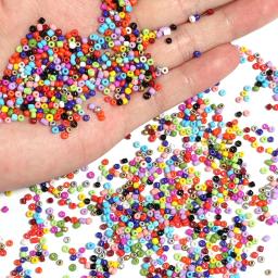 Multicolor Seed Beads Set para Fazer Jóias, Contas para Pulseiras, Bead Craft, Carta de Vidro, DIY Arte e Artesanato, 2mm - Image 3