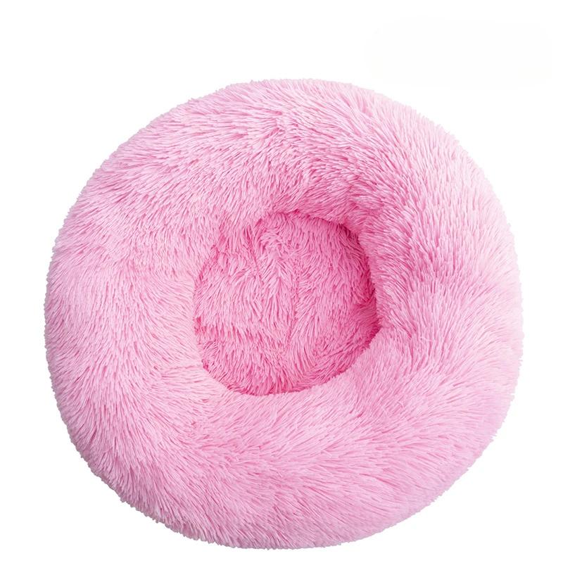 Ultra macio lavável cão e gato almofada cama, confortável Donut Cuddler, Round Dog Kennel, sofá quente, inverno, novo, venda quente - Image 1