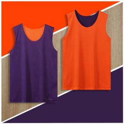 Respirável dupla face Wearable Homens Basquete Jerseys Double-deck Camisa Esportiva Sleevess Homens Uniforme De Basquete Sportswear - Image 5