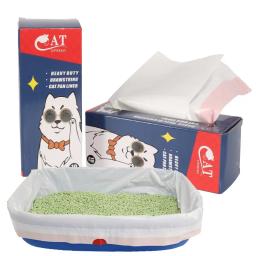 Cat Litter Bag Liner Sand Bags, Higiene Elástica, Kitten Pet Supplies, Sacos de Lixo Práticos, M, L, 10Pcs - Image 1