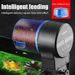 Alimentador automático de peixes com temporizador automático, alimentação eletrônica para o tanque do aquário, fácil e temporizador, suprimentos de alimentação, Z2L4 - Image 1