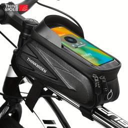 ThinkRider-Impermeável Touchscreen Saco Da Bicicleta, Quadro 2L, Tubo Frontal, Saco De Ciclismo, Suporte Da Caixa Do Telefone, 7 Polegadas, Acessórios De Bicicleta - Image 1