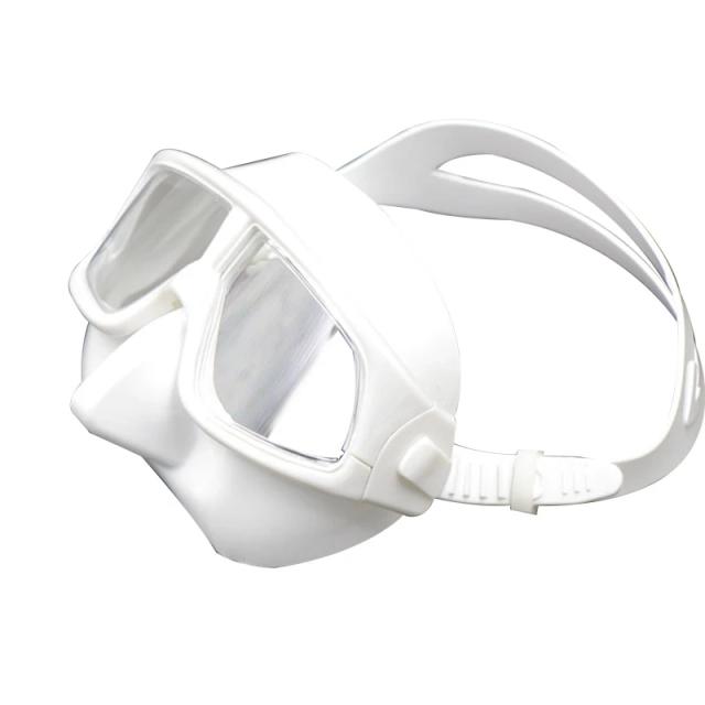 Máscara de mergulho com snorkel e alça ajustável, ideal para presentes com ampla visibilidade