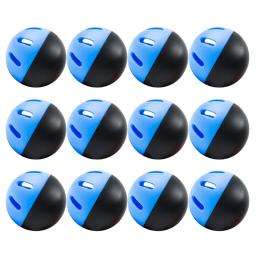 Baseball Practice Training Basketball Set, Softballs com fluxo de ar oco, rebatidas e Bater bola para Pitching, voo limitado, 12PCs - Image 1