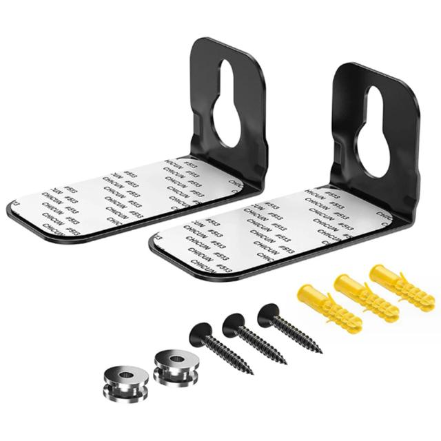 Suporte de Som Universal para Alto-Falantes - Compatível com Home Theater, Samsung, Sony e LG - Par com 2 Peças