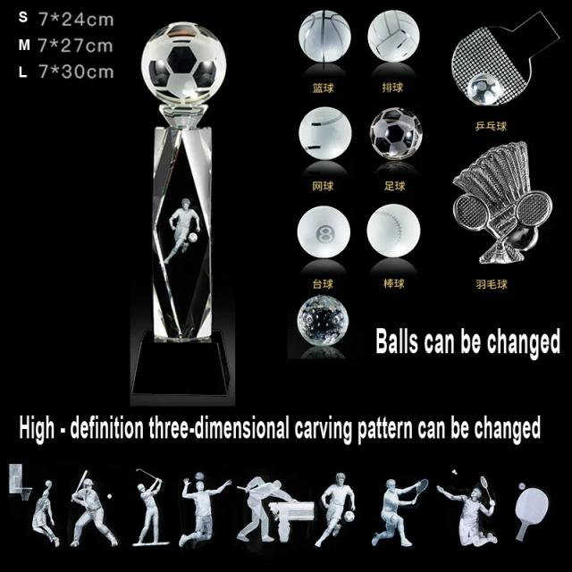 Troféus Personalizados para Competições Esportivas: Basquete, Futebol, Vôlei, Tênis, Beisebol, Badminton e Tênis de Mesa