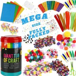 Arte e Artesanato Suprimentos para Crianças, DIY Crafting Escola, Jardim de Infância, Casa Suprimentos, Artes Conjunto Brinquedos para Crianças - Image 5